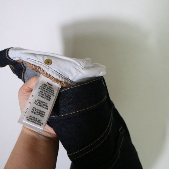 Frame Denim Ali High Rise Skinny Jeans Women 26 Dark Wash Blue High Rise Stretch - Picture 6 of 8